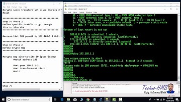 VPN Part3 | IPSEC configuration site-to-site GNS3 by Techno-HMB
