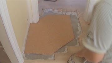 How-to Level a Floor with Cork Underlayment Part 3 of 4: Cork Installing Mryoucandoityourself