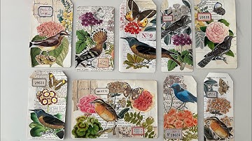 #roxysweeklychallenge 2024 | WEEK 18 | TUTORIAL garden themed book page collage ephemera