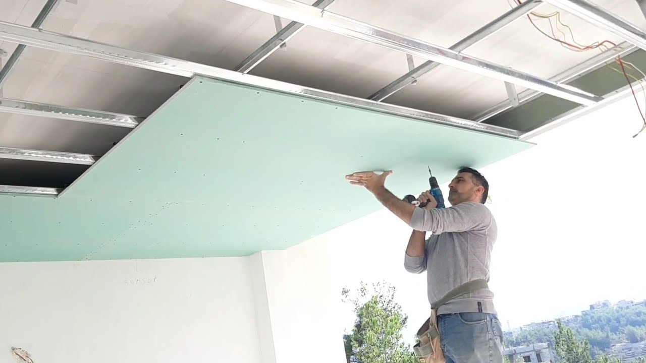 (Перевод) Подробное объяснение монтажа гипсокартона с покраской и подсветкой.