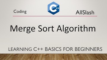 Merge Sort Algorithm | Sorting Algorithm |C++ Tutorial for Beginners | Programming Data Structure