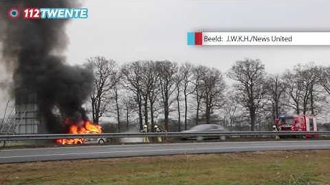 112Twente - Autobrand A1 Holten 18-2-2017