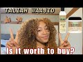 REVIEW—TALIAH WAAJID: THE GREAT DETANGLER & CURLY CURL CREAM! Does it work well on 3b hair?