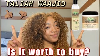 REVIEW—TALIAH WAAJID: THE GREAT DETANGLER &amp; CURLY CURL CREAM! Does it work well on 3b hair?