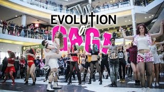 THE EVOLUTION OF GAGA FLASHMOB