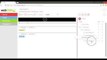 Tutorial 10.4 webQDA - Coding Audio