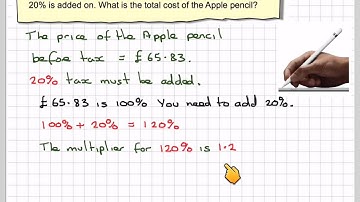 Finding a percentage increase using a multiplier