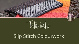 Learn to Knit Slip Stitch Colourwork | Knitting Tutorials by Carol Feller