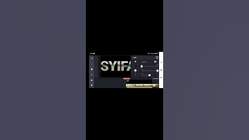 How to make video in text effect kinemaster || cara membuat video di dalam teks #shorts