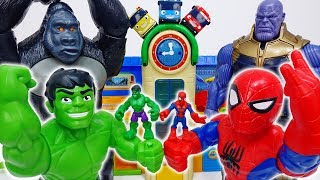 Mega Mighties Spider-Man & Hulk, Lets Kick Thanos Out