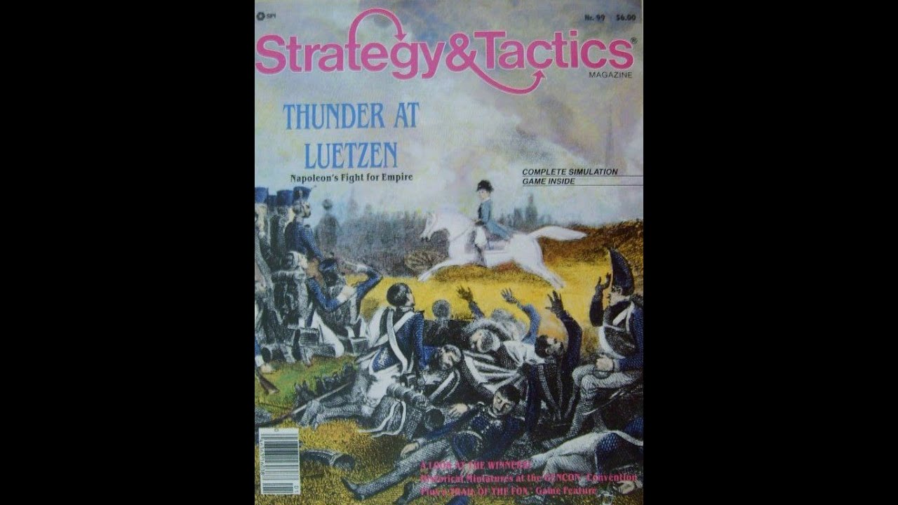Wargame Thunder At Luetzen – Magazine Strategy & Tactics N°99 – Jeu De Stratégie