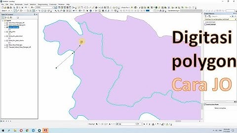digitasi di arcgis (polygon,polyline,buffer,erase)