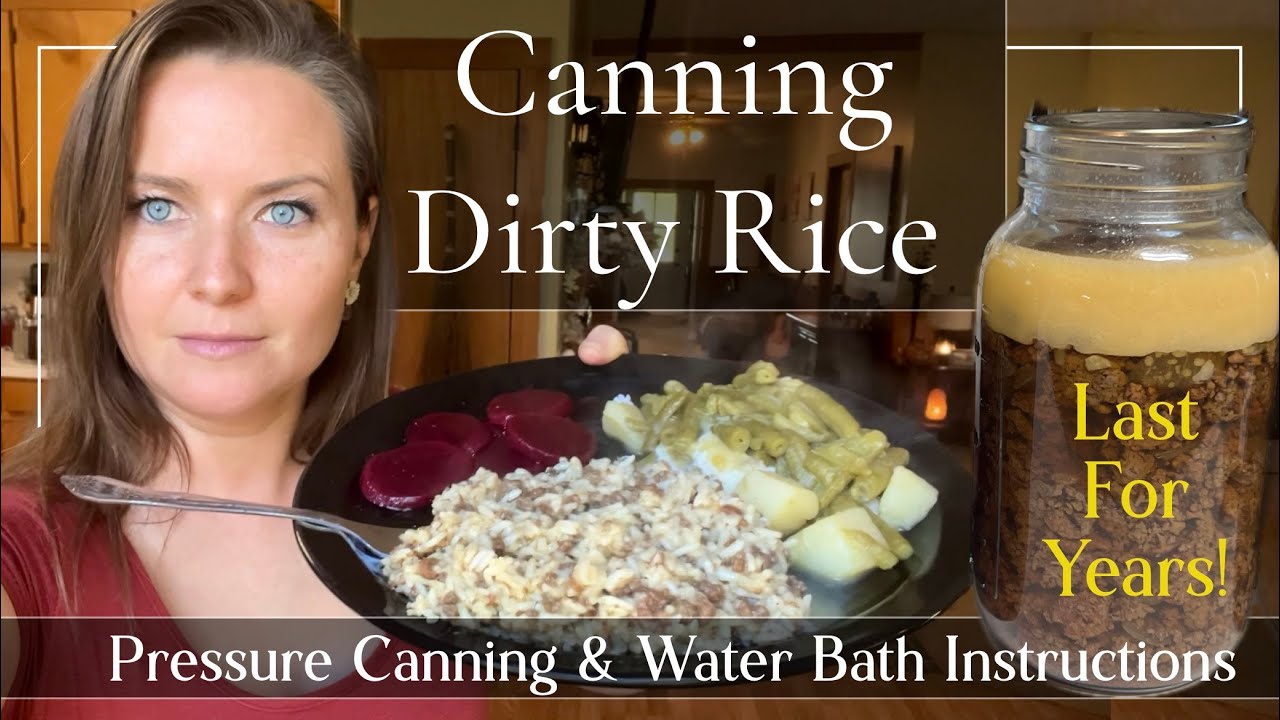 Canning Dirty Rice | Rice Dressing ( Pressure Can & Water Bath ...