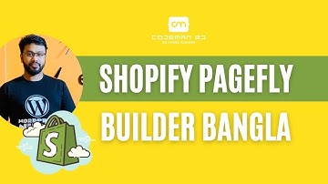 shopify homepage design Banga Tutorial | Shopify PageFly Builder Bangla