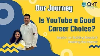 Is YouTube a Good Career Choice? |  Sarath Nalla & Nisha at CMT Business School, Vizag
