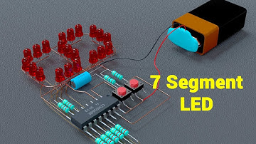 "7 Segment LED Display Project  | Simple Diy Project