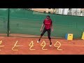 Tennis  superb footwork with early strike zone setup by kamlesh shukla at pta   vol 10