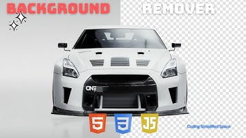 Build Image Background Remover Using HTML, CSS & JS🚀
