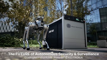Quadrupled Patrol Robot - Powered by POLYTRON.AI