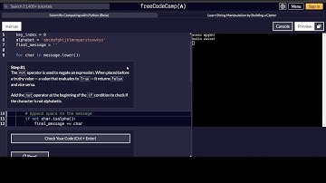 Learn String Manipulation By Building A Cipher Steps 81 To 90