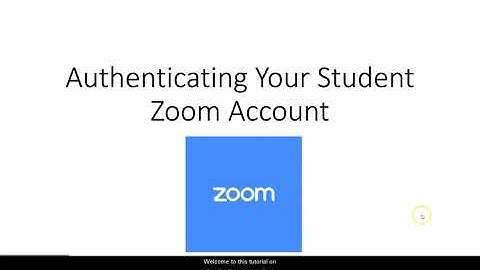Zoom Student Authentication