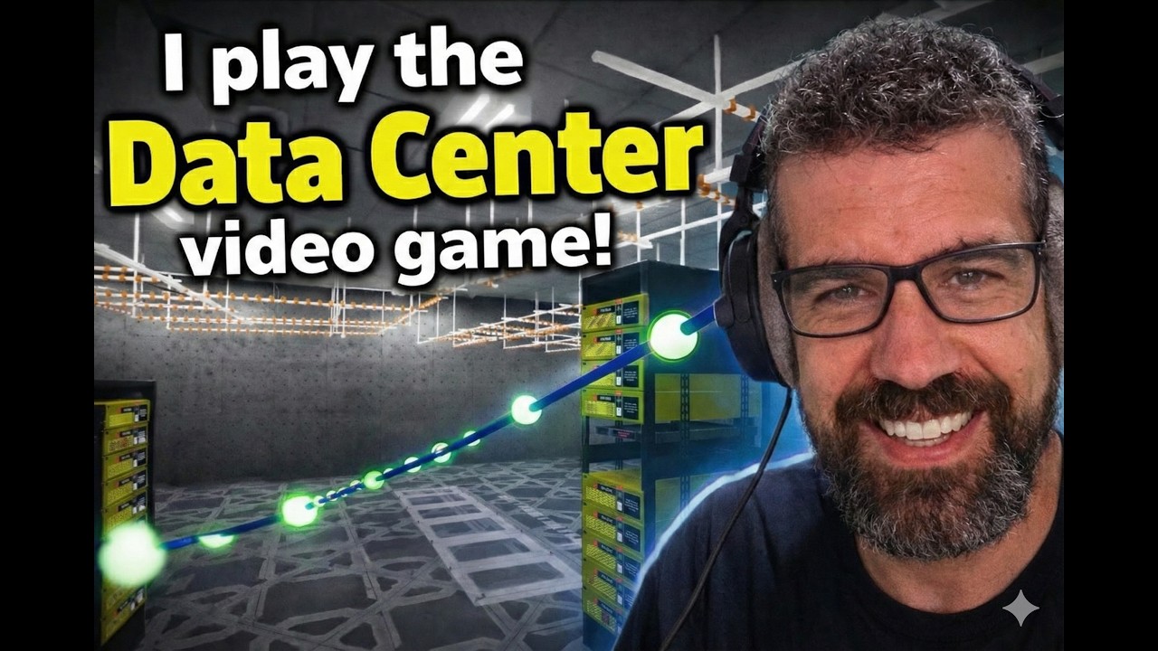 I play the Data Center video game!