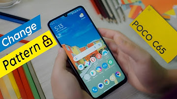 How to Change POCO C65 Lock Screen | Pattern Lock Setting In Poco C65