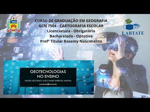 AULA CARTOGRAFIA ESCOLAR - GEOTECNOLOGIAS NO ENSINO DE GEOGRAFIA