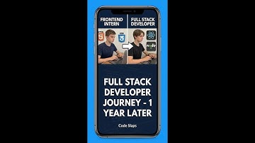 Intro - Full Stack Developer Journey