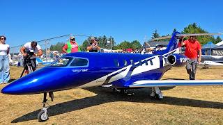 86KG! WORLDS LARGEST PILATUS PC-24 RC MODEL PLANE FLIGHT DEMONSTRATION
