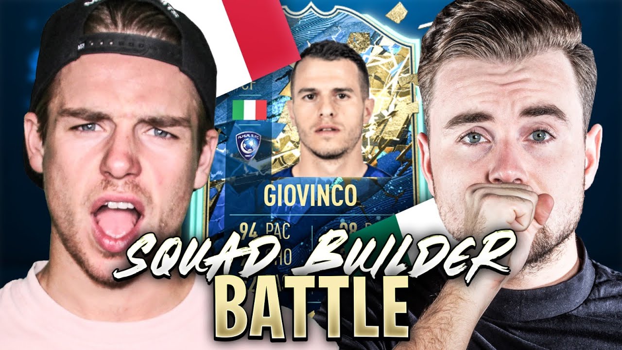 SQUAD BUILDER BATTLE vs PASKIE | TOTS GIOVINCO!