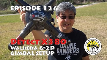 XK Detect X380 EASY Gimbal setup Walkera G-2D on quadcopter