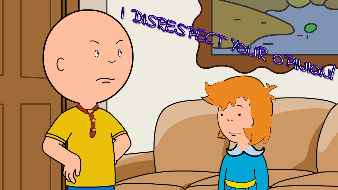 Caillou Disrespects Rosie's Opinion/Push Push Time! - YouTube