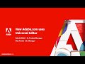 How adobe com uses universal editor in experience manager  adobe developers live