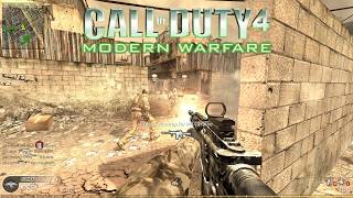 COD4 M4 Gameplay | Backlot