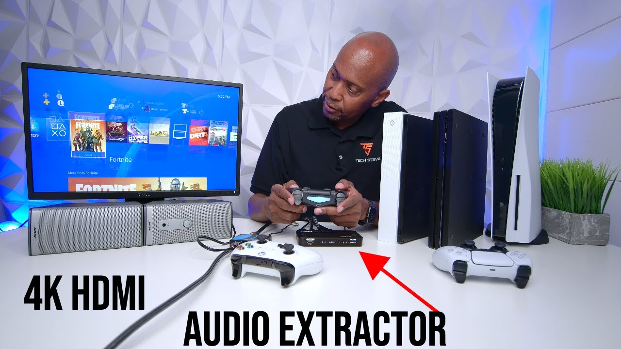 4k HDMI Audio Extractor With Optical and 3.5mm Outputs (HDA-912) 