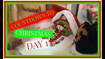 COUNTDOWN TO CHRISTMAS 2016 DAY 1: ELF ON THE SHELF AND ADVENT CALENDAR