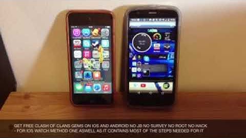 GET FREE GEMS IN CLASH OF CLANS ON IOS AND ANDROID