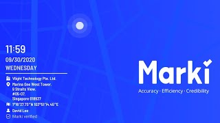 How to Use Watermark with Timestamp and Location丨Marki Tutorial