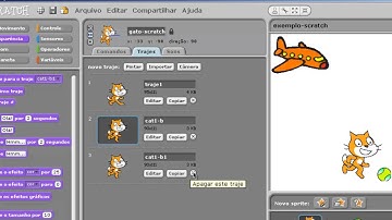 Aula 06 - Introdução - Manipulando trajes em personagens no Scratch