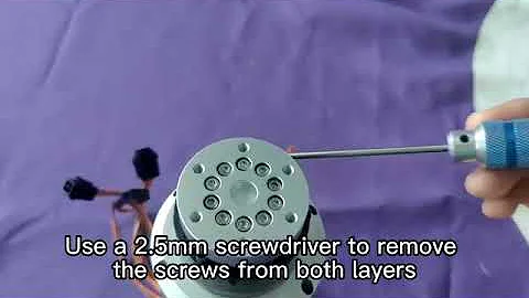 How to replace the 6th axis motor for robot SJ602-A?