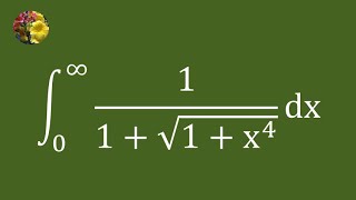 3rd method to evaluate the improper integral using Beta/Gamma functions (Mis-2056AA)