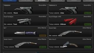 Inventário Point Blank - Armas