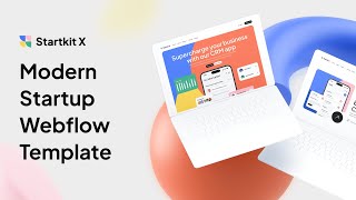 Startkit X - Minimal Colorful Webflow Template | BRIX Templates