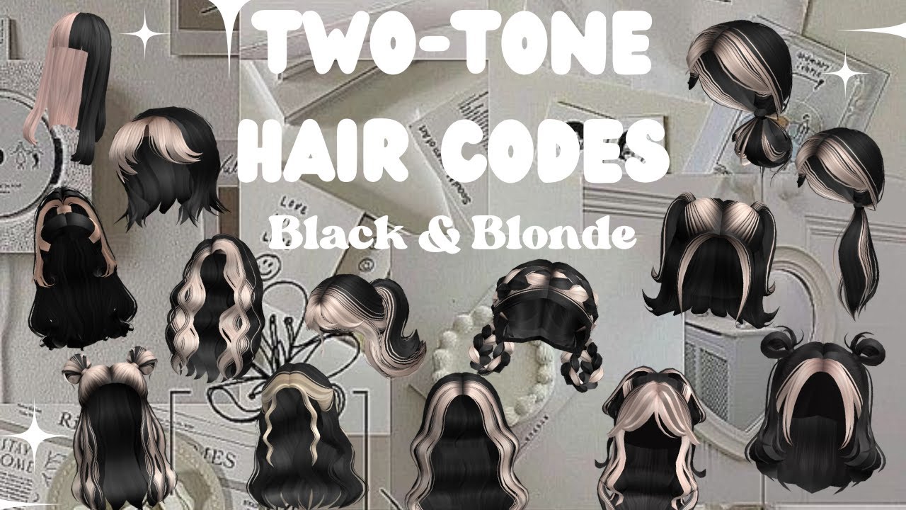 Bloxburg hair codes~🦋✨  Blonde hair roblox, Roblox, Roblox codes