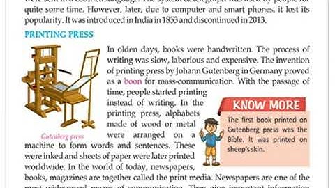 SST ICSE CLASS 5th CHAPTER 4 EVOLUTION OF COMMUNICATION (PART 2)