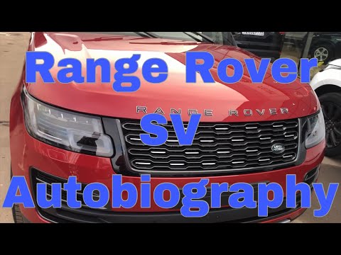 Video: Land Rover Presenta El Range Rover SVAutobiografía