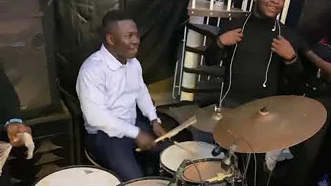 DELE OMO WOLIAGBA DRUMMING SKILLS SOLO THAT WE BLOW YOUR MIND AWAY IPM PROGRESS!!!!