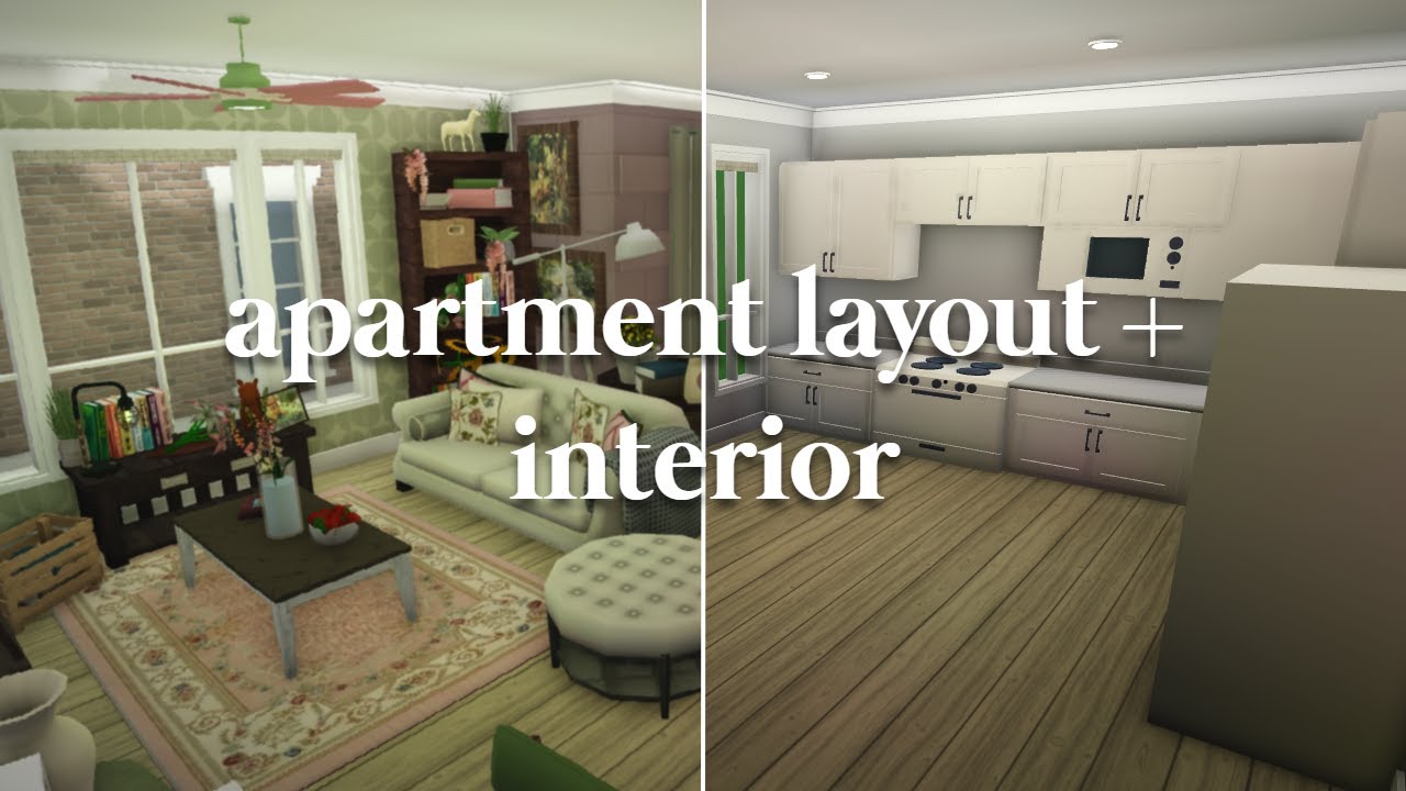 10k Apartment Layout + 100k Interior | Bloxburg Speedbuild | - YouTube