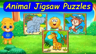 Animal Jigsaw Puzzles | Elephant | Monkey | Giraffe | Puzzle Kids: Jigsaw Puzzles screenshot 4